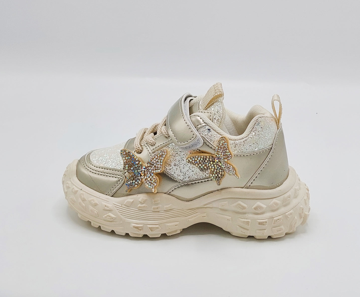 Girl's Beautiful Designs Fancy Look Sneakers for Kids - Y732