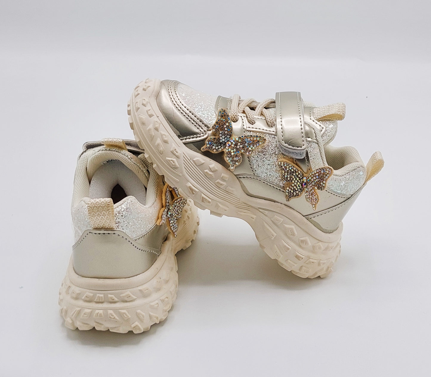 Girl's Beautiful Designs Fancy Look Sneakers for Kids - Y732