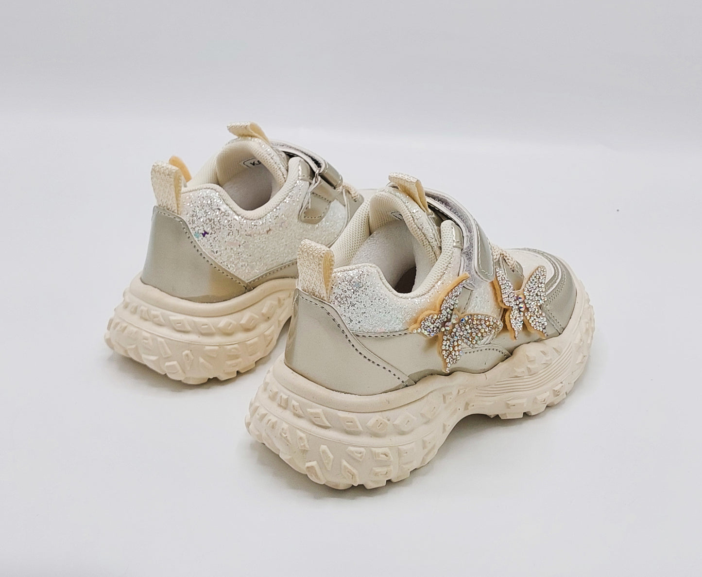 Girl's Beautiful Designs Fancy Look Sneakers for Kids - Y732