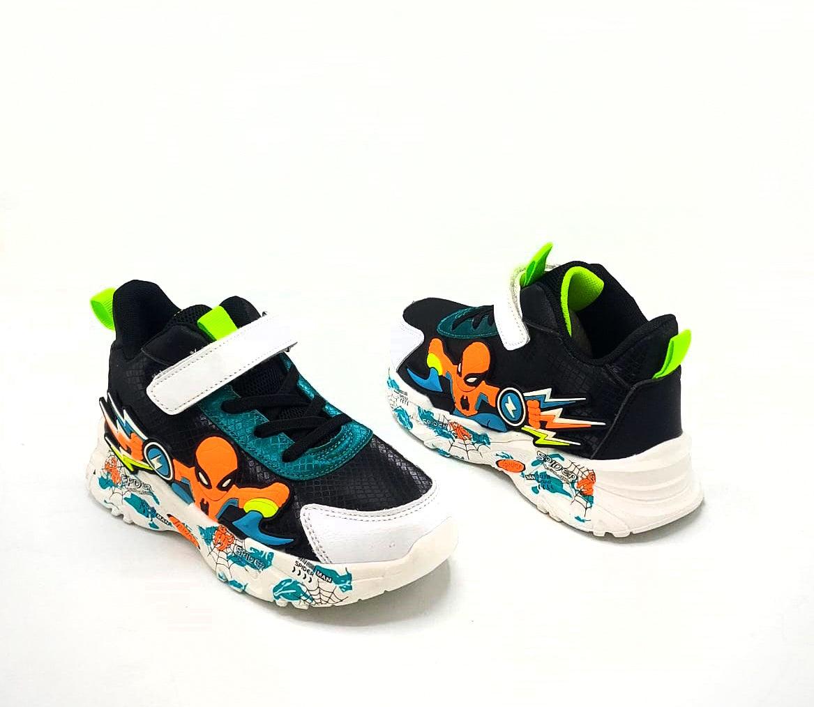 Light Weight Imported Quality Spiderman Theme Sneakers for Kids - 2838-1