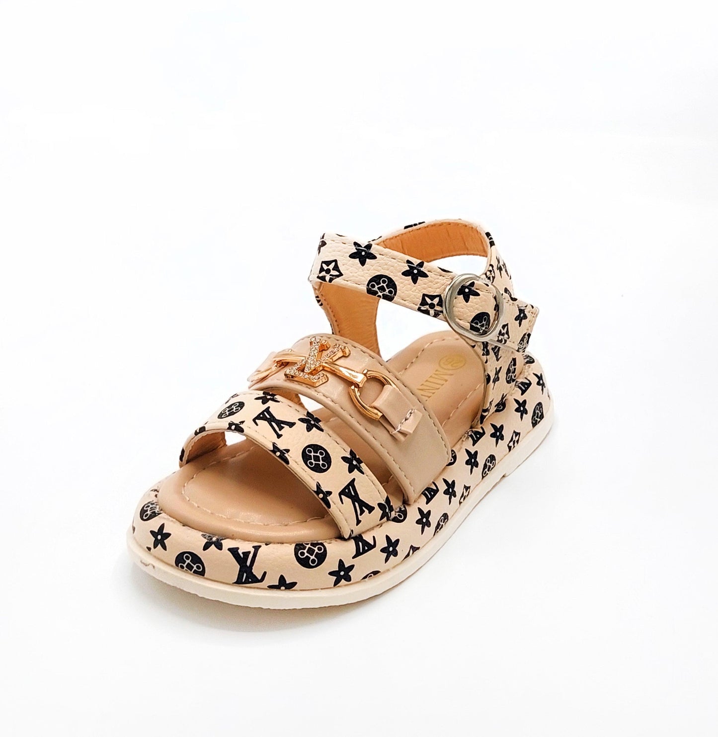 Beautiful Printed Design Soft Sole Fancy Sandals for Kids - YK21