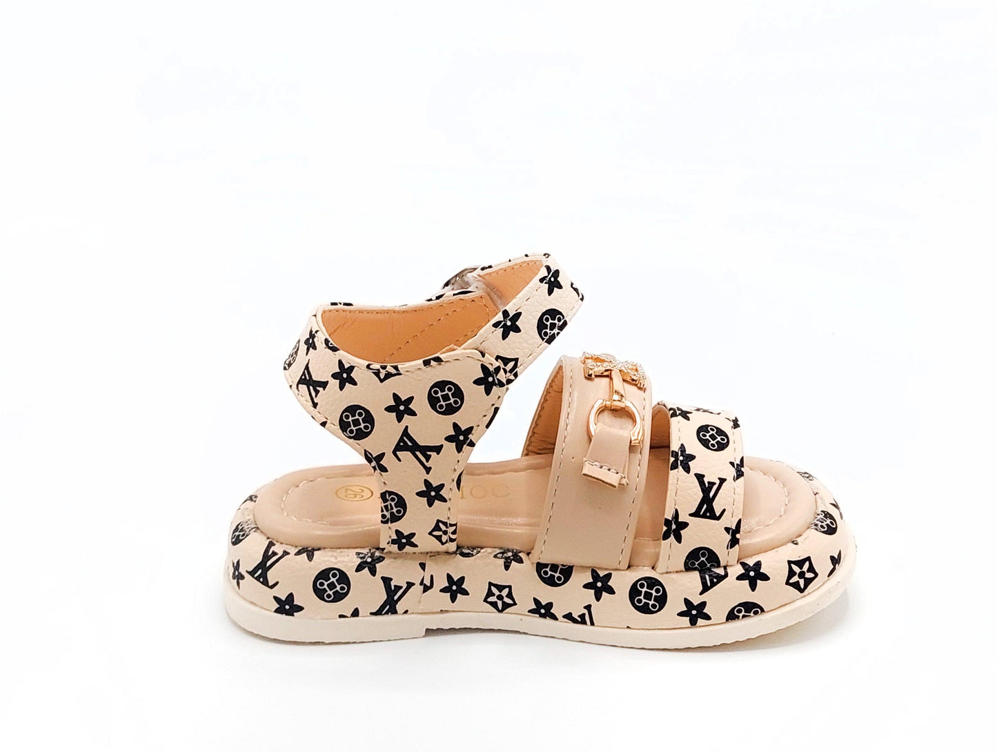 Beautiful Printed Design Soft Sole Fancy Sandals for Kids - YK21
