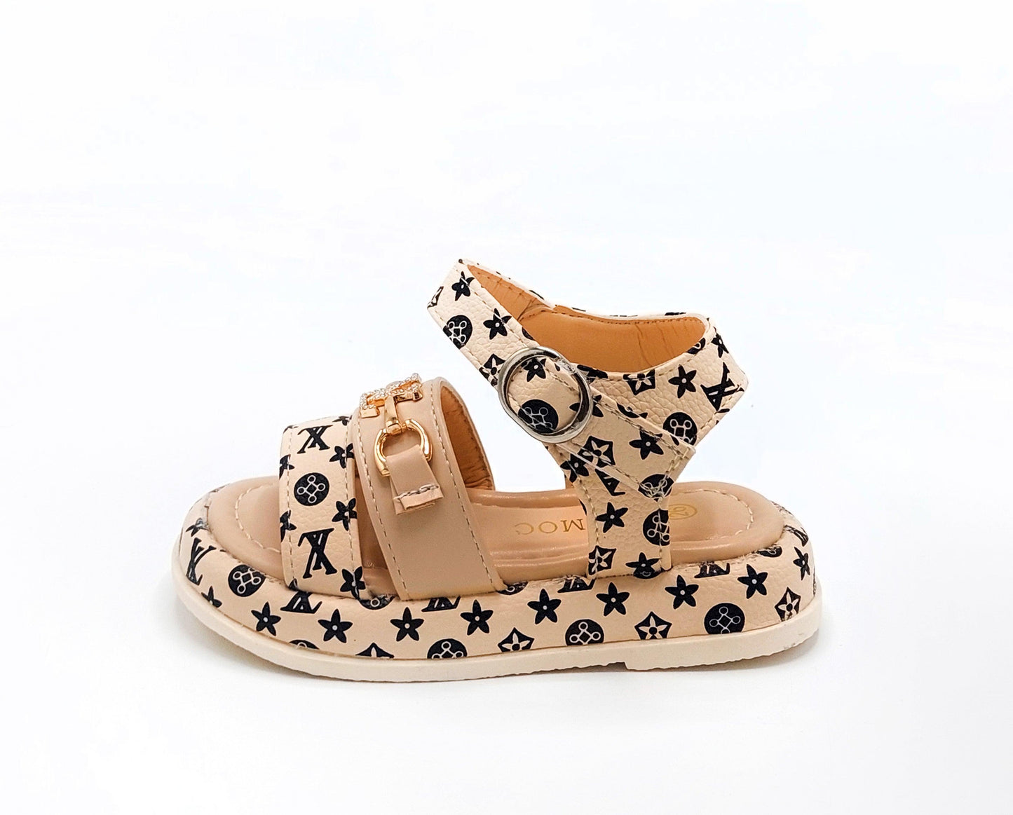 Beautiful Printed Design Soft Sole Fancy Sandals for Kids - YK21