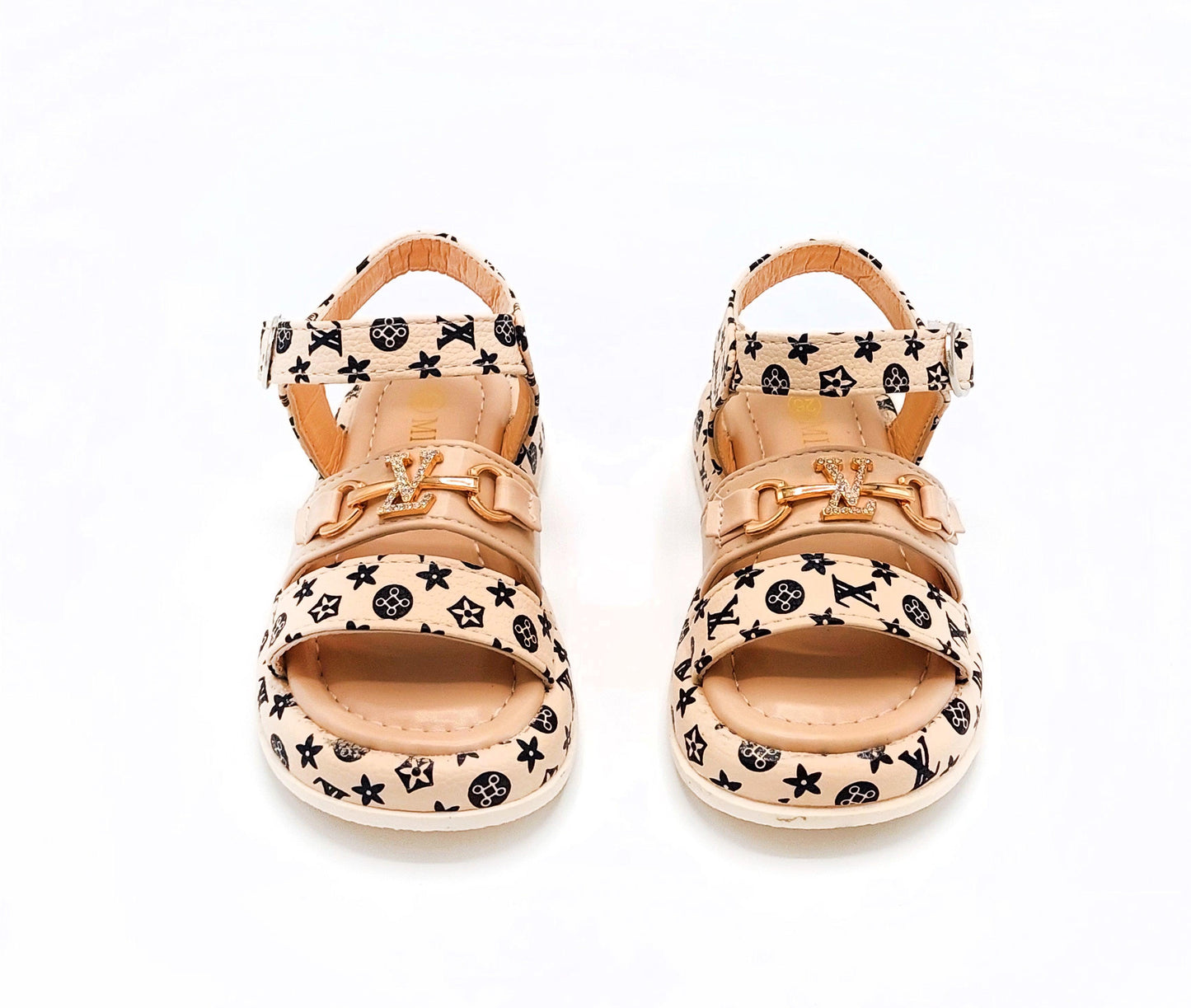 Beautiful Printed Design Soft Sole Fancy Sandals for Kids - YK21