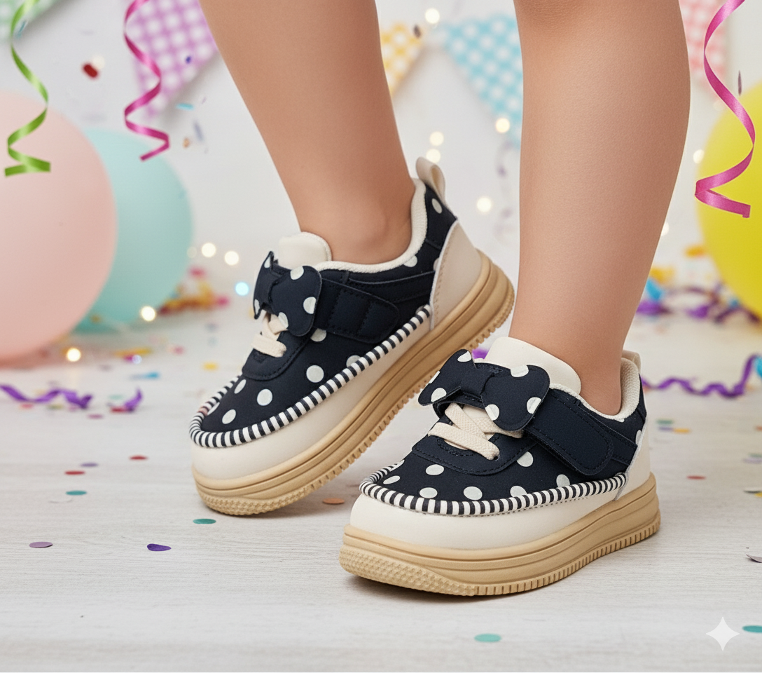 Beautiful Design Soft Sole Shoes for Kids Girls - 131