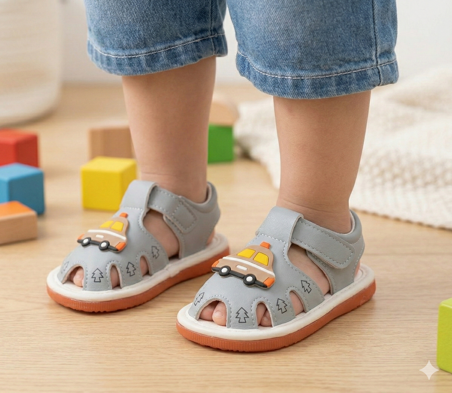 Infants Cute Design Sandals wit Voice in Sole - ASC11