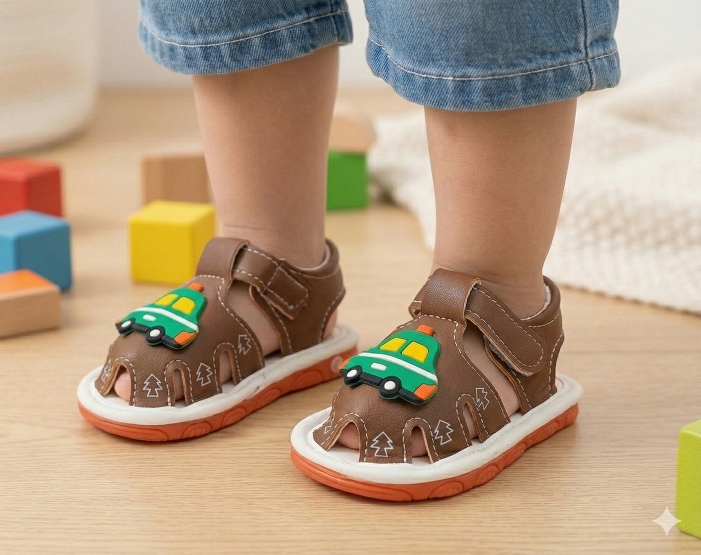 Infants Cute Design Sandals wit Voice in Sole - ASC11