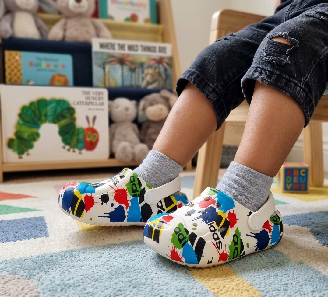 Colorful Crocs for Kids - ADC (White)
