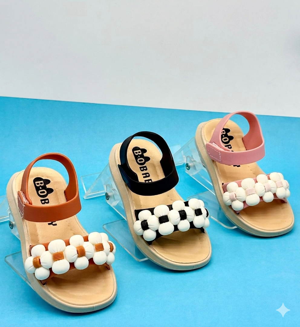Girl's Soft Sole Sandals for Kids - W3