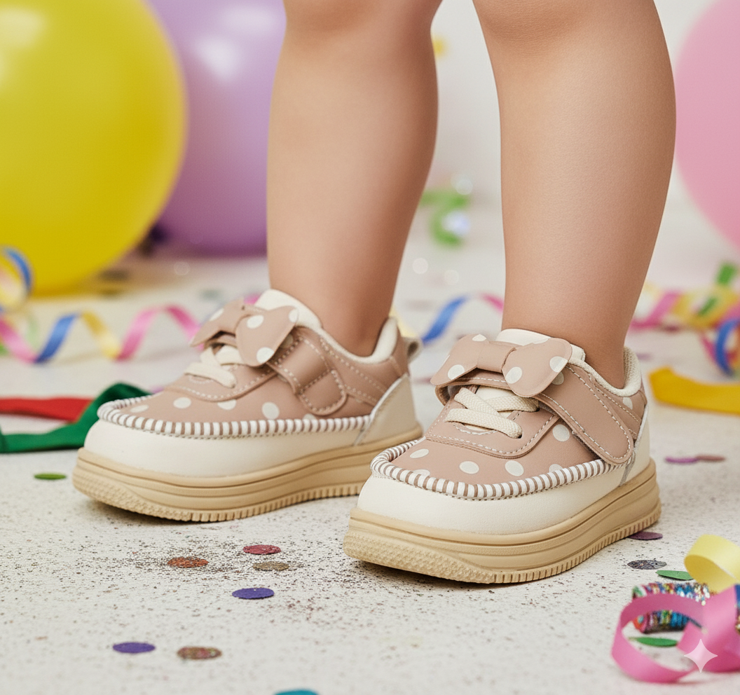 Beautiful Design Soft Sole Shoes for Kids Girls - 131