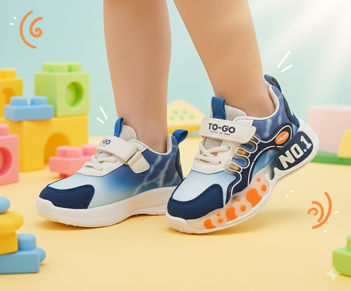 Lights in Sole Trendy Look Sneakers Shoes for Kids - OB56