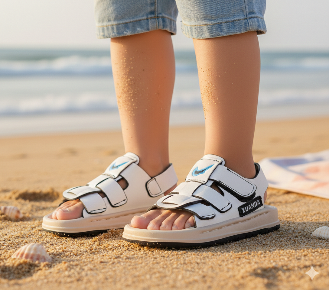 New Trendy Look Soft Sole Sandals for Kids - CW-510 (White)