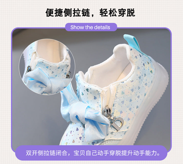 Lights in Sole Beautiful Fancy Design Sneakers for Kids - LY375