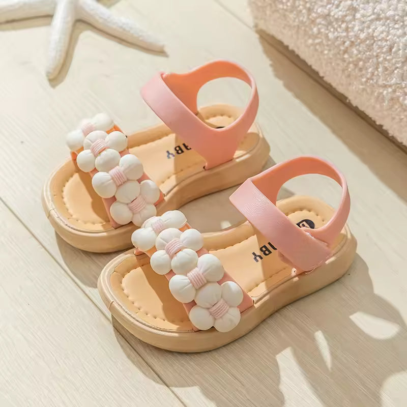 Girl's Soft Sole Sandals for Kids - W3