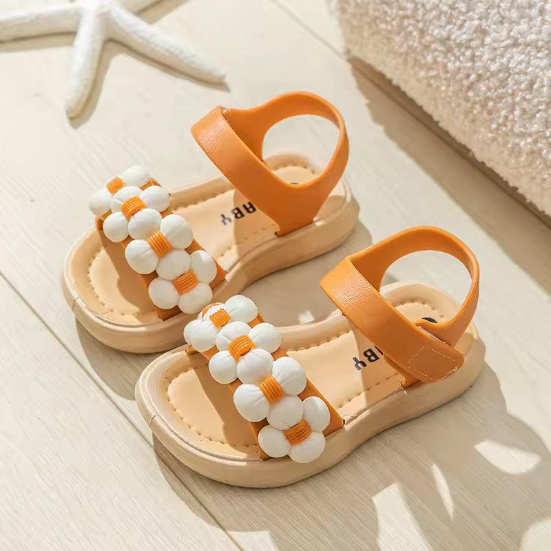 Girl's Soft Sole Sandals for Kids - W3