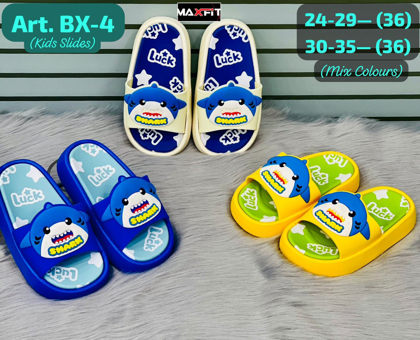 Soft Comfortable Summer Slippers For Kids - BX4
