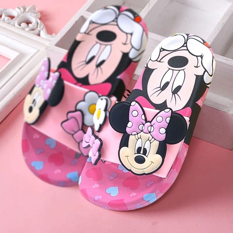 Minnie Mouse Theme Non Slip Summer Slipper for Kids Girls - A0286