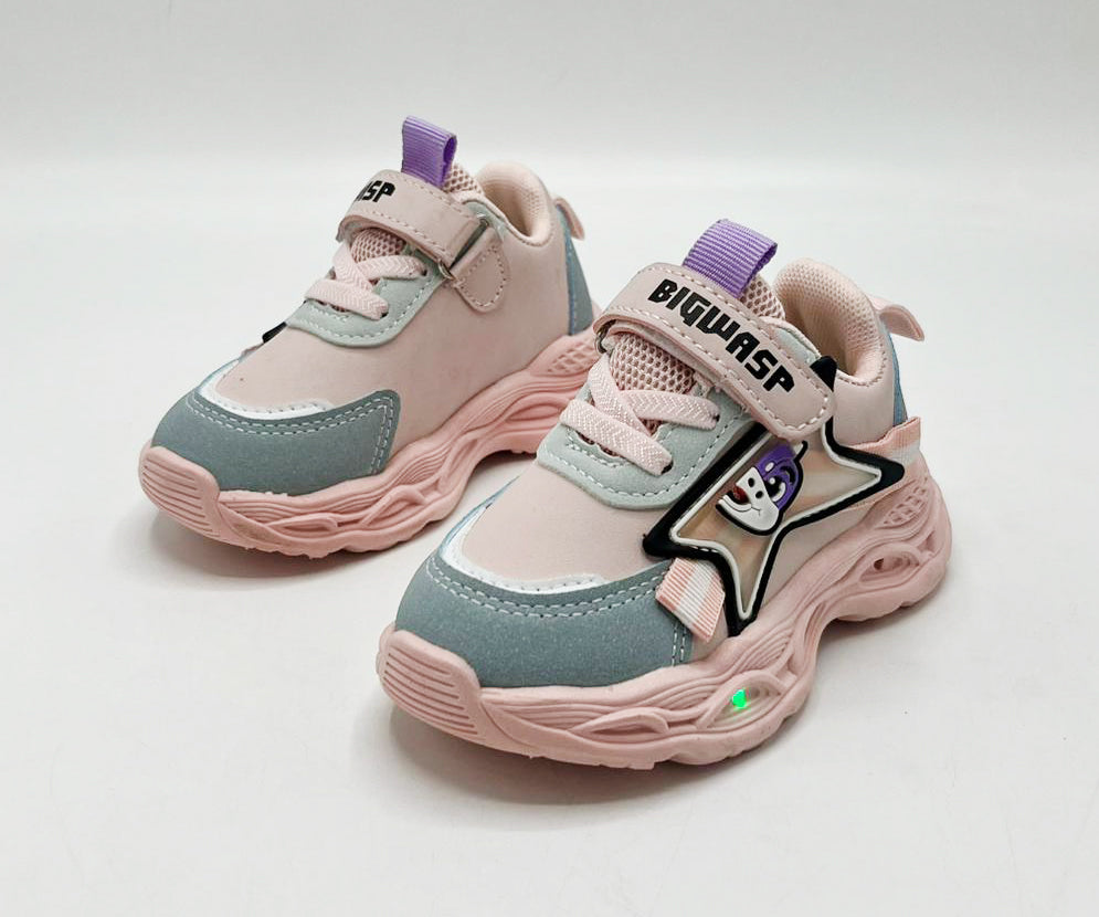Lights In Sole Trendy Look Sneakers For Kids - AAB303