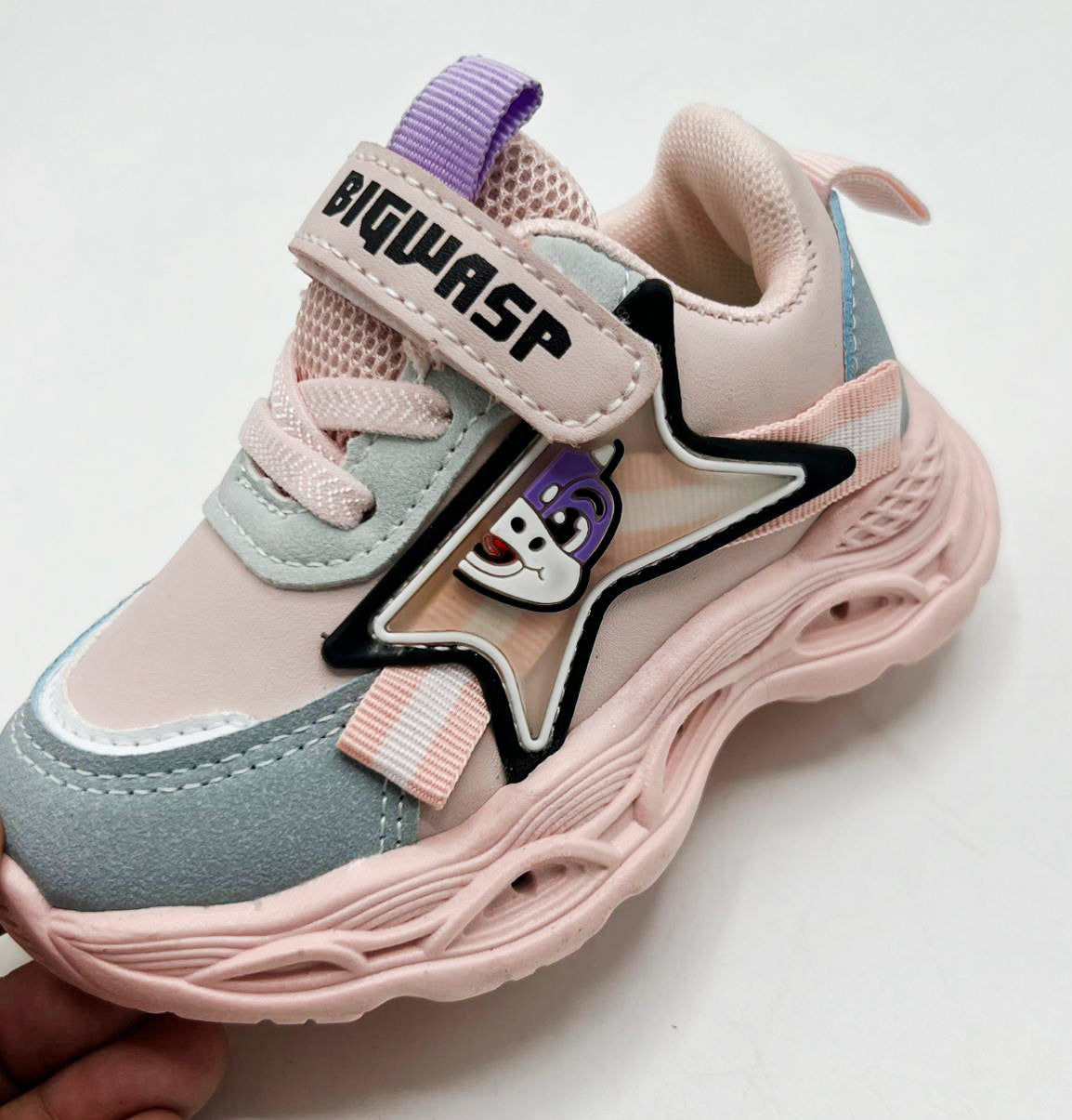 Lights In Sole Trendy Look Sneakers For Kids - AAB303