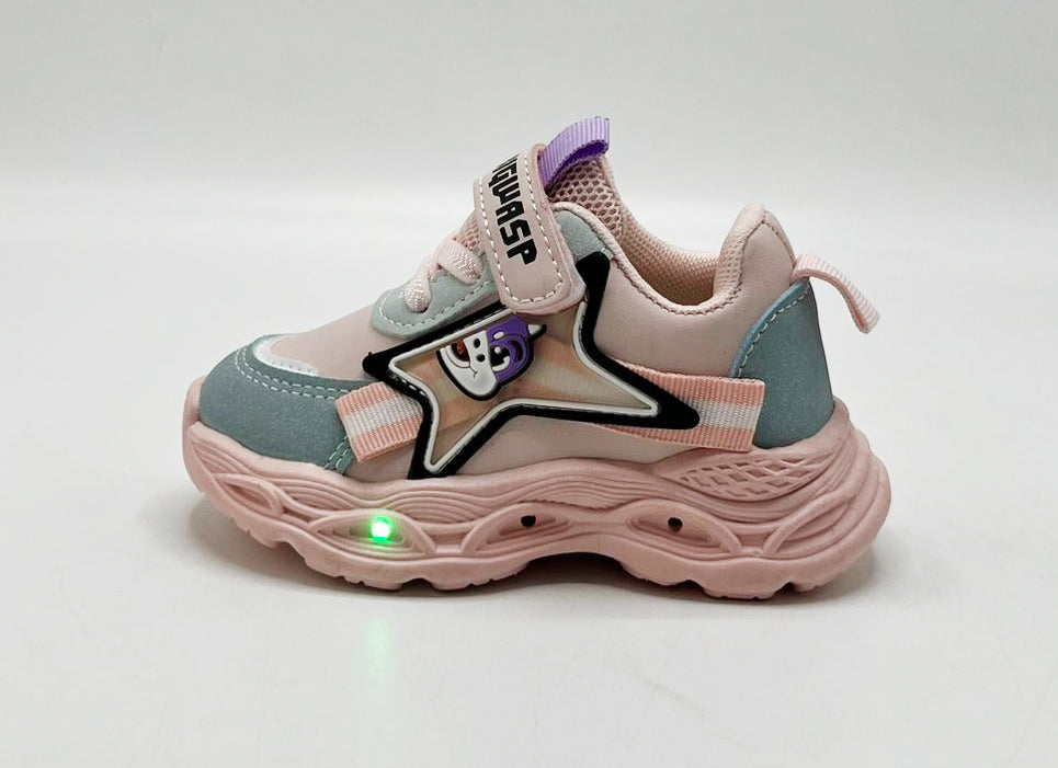 Lights In Sole Trendy Look Sneakers For Kids - AAB303