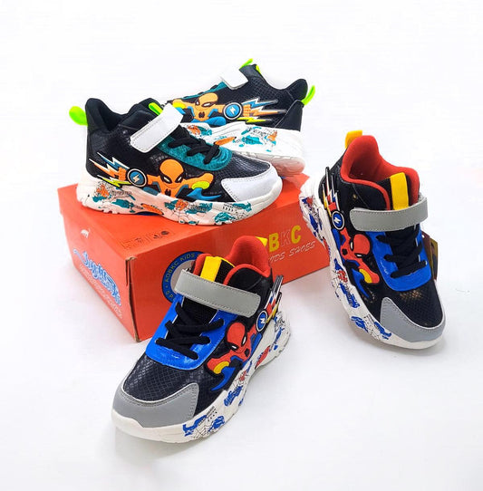 Light Weight Imported Quality Spiderman Theme Sneakers for Kids - 2838-1