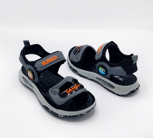 Premium Quality Trendy Look Sandals for Kids - 526D (Grey)