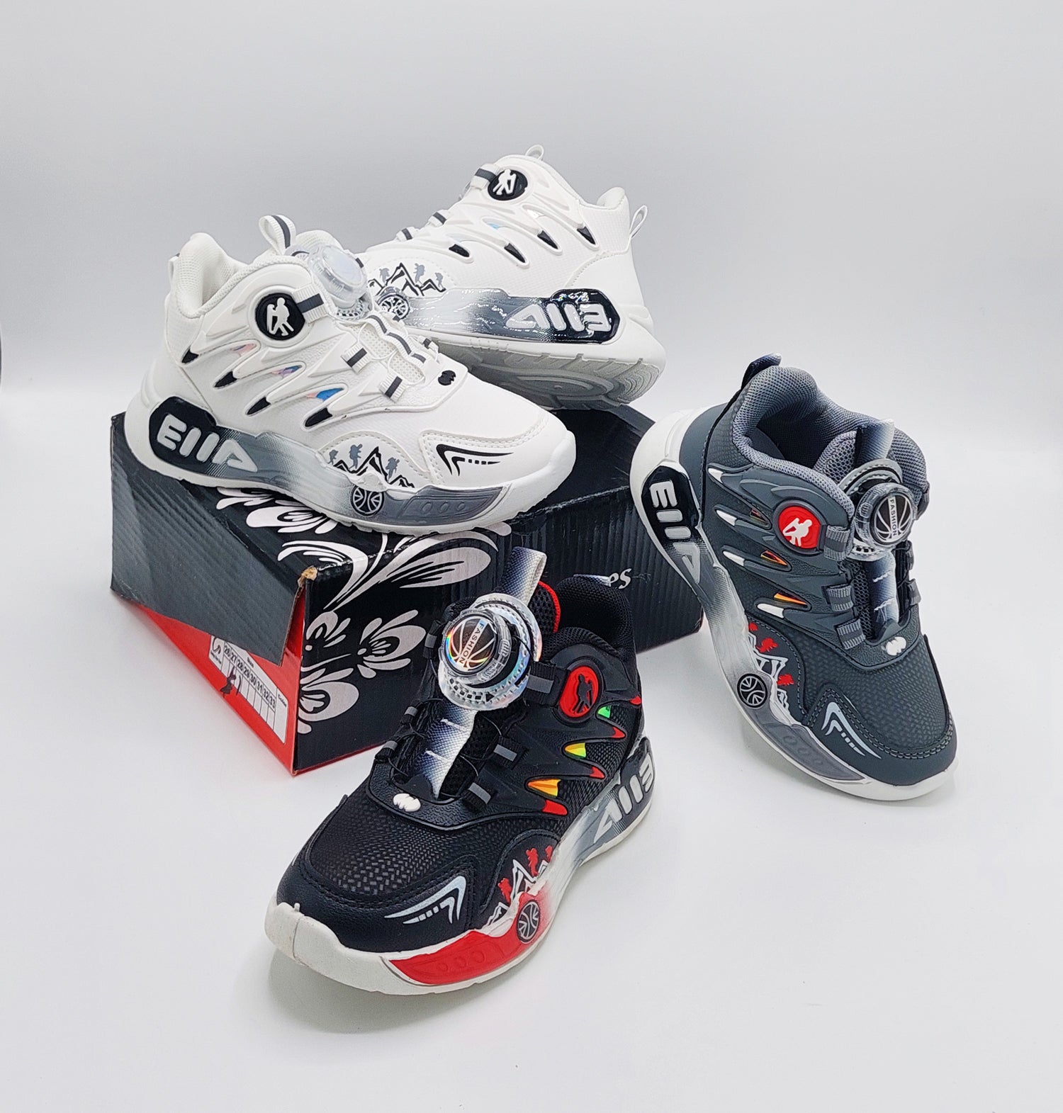 Imported Quality Trendy Look Autolace Sneakers for Kids - L8