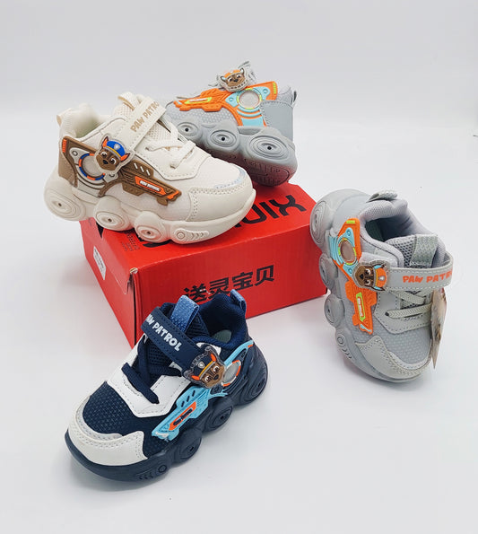 Paw-Patrol Themed Lights in Sole Soft Sole Joggers for Kids - SB100