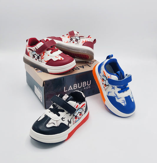 Lights in Sole Cute Design Soft Sole Sneakers for Kids - BB3