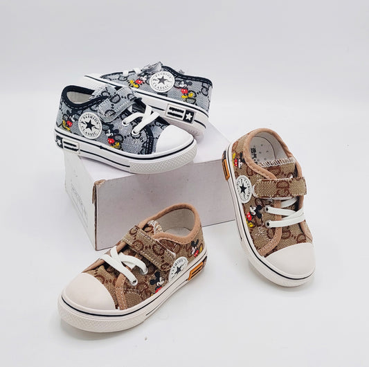 Soft Inner Sole Mickey Design Classic Sneakers for Kids - D8