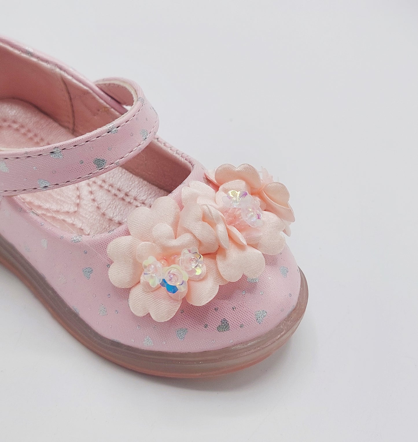 Lights in Sole Beautiful Design Pumps for Kids Girls - SF01