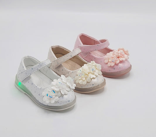 Lights in Sole Beautiful Design Pumps for Kids Girls - SF01