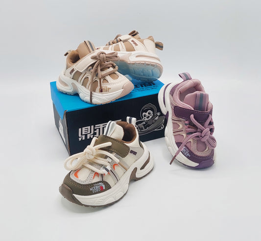 Light-Weight Trendy Look Soft Sole Sneakers for Kids - RY318