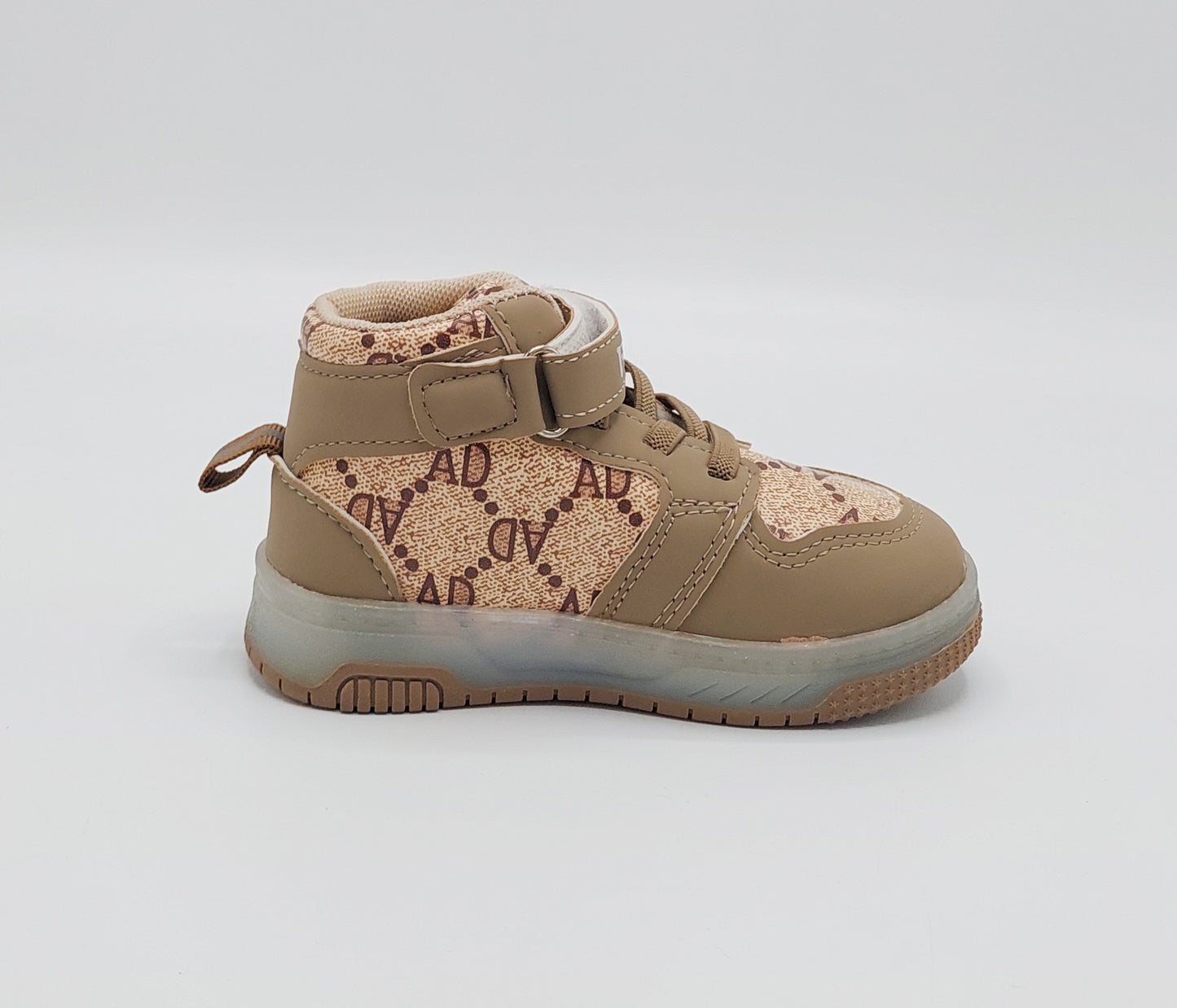 Lights in Sole Trendy Look Shoes Sneakers for Kids - ABL555 (Beige)