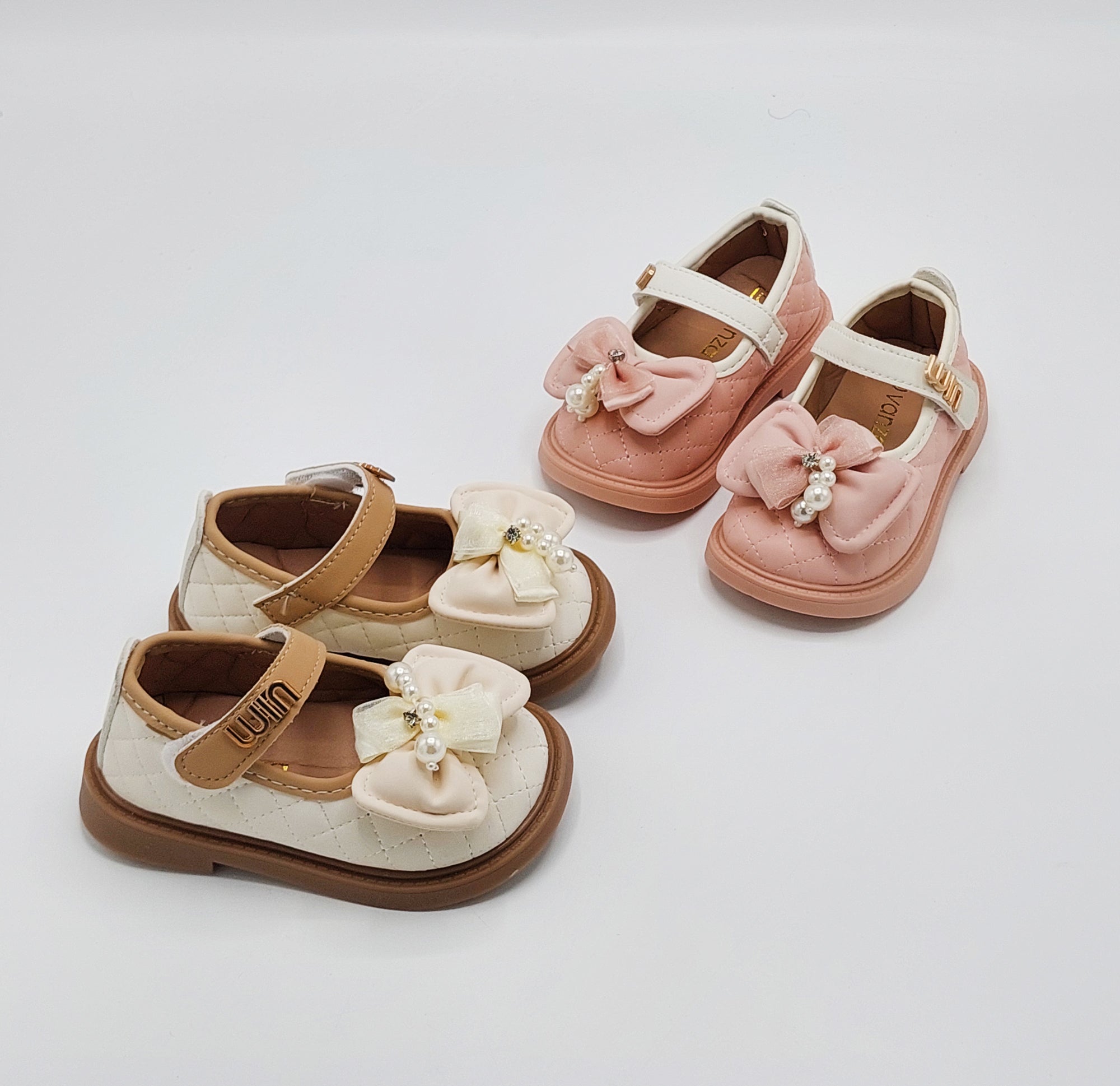 Beautiful Design Soft Sole Pumps for Kids Girls - 8520