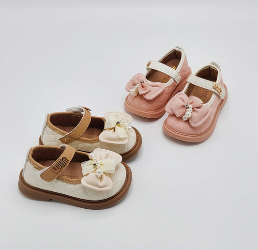 Beautiful Design Soft Sole Pumps for Kids Girls - 8520