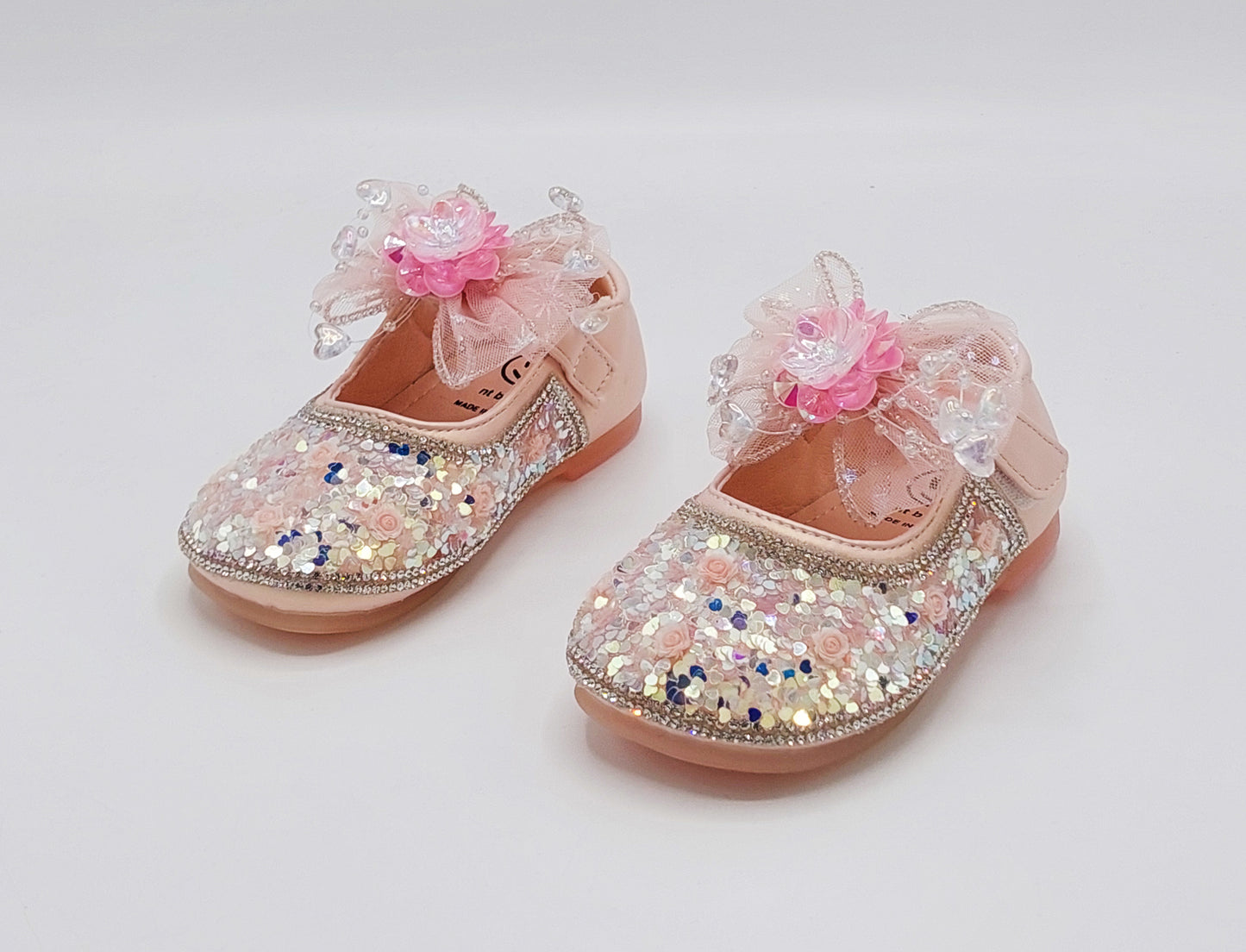 Beautiful Design Fancy Wedding Pumps for Kids Girls - JK113