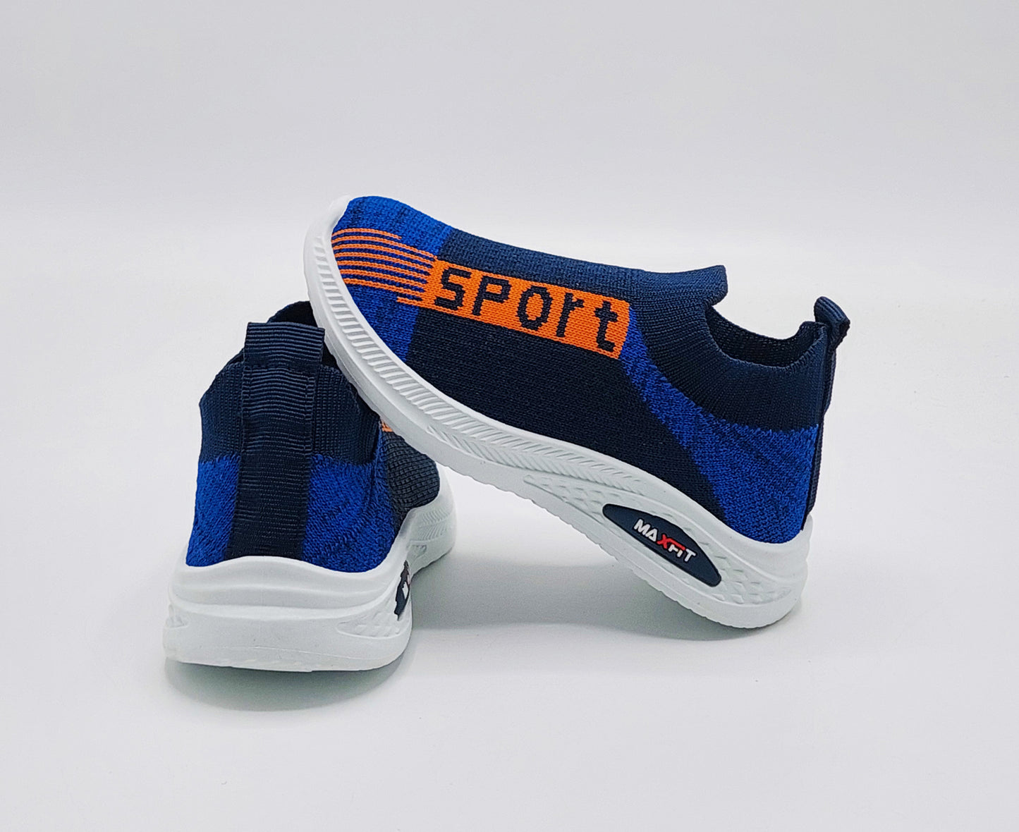 Easy-to-Wear Soft Comfortable Mesh Skechers for Kids - FMX07 (Blue)