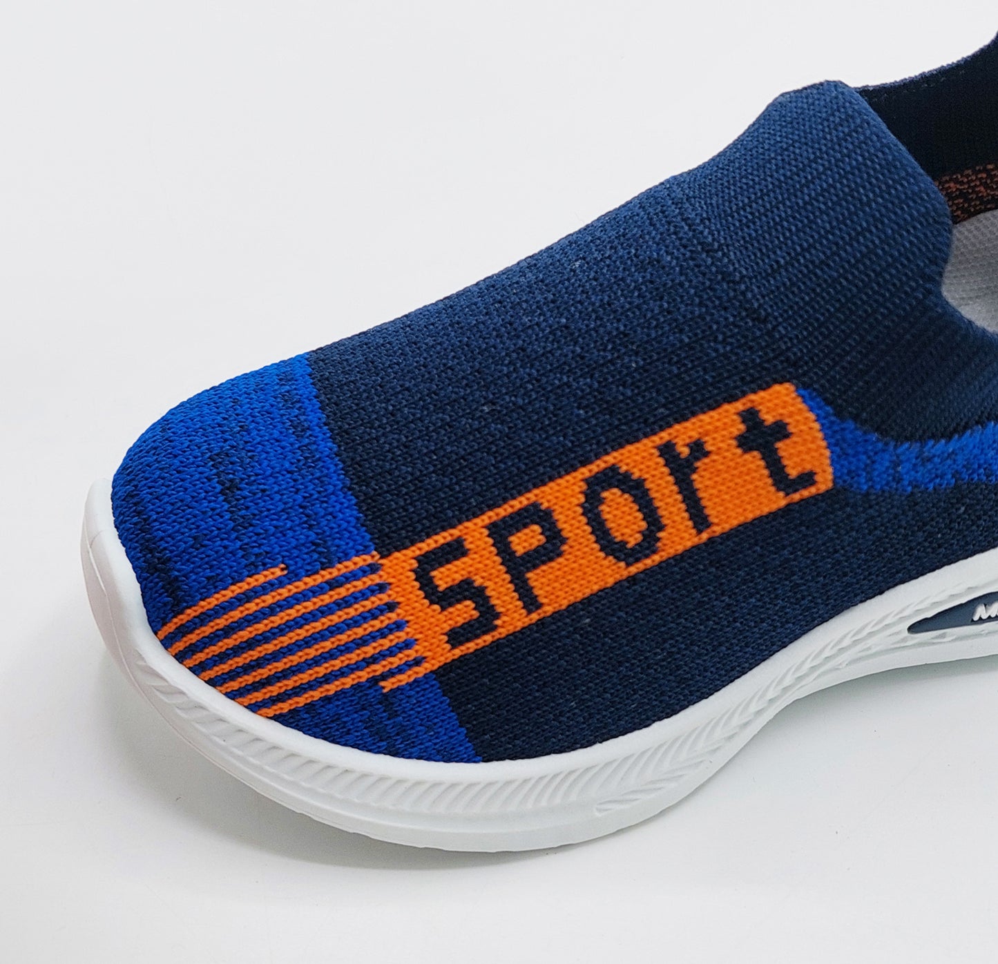 Easy-to-Wear Soft Comfortable Mesh Skechers for Kids - FMX07 (Blue)