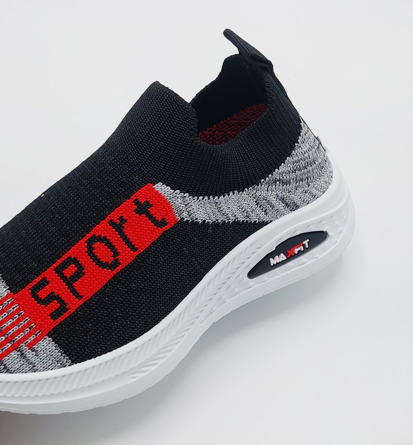 Easy-to-Wear Soft Comfortable Mesh Skechers for Kids - FMX07 (black)