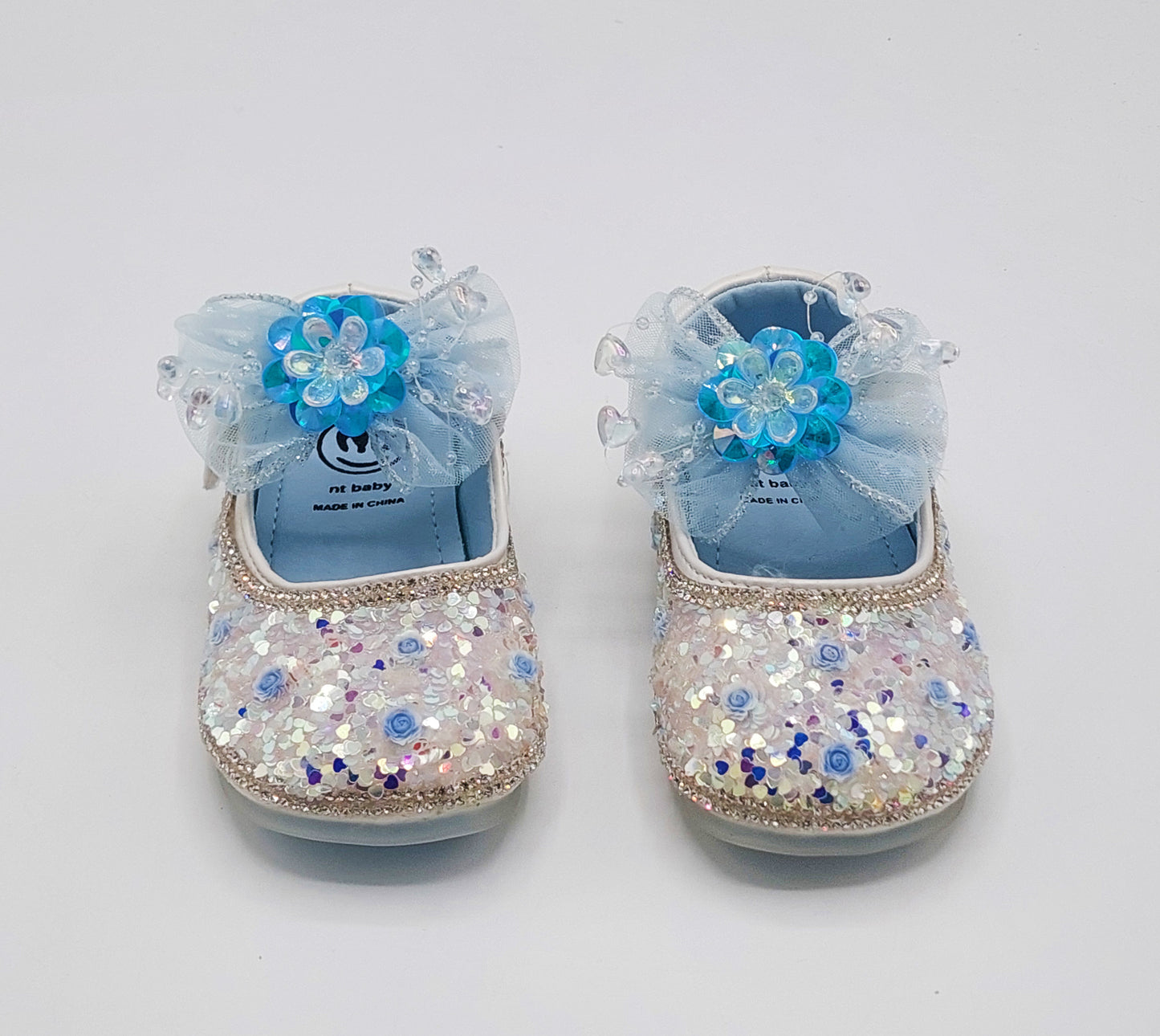 Beautiful Design Fancy Wedding Pumps for Kids Girls - JK113