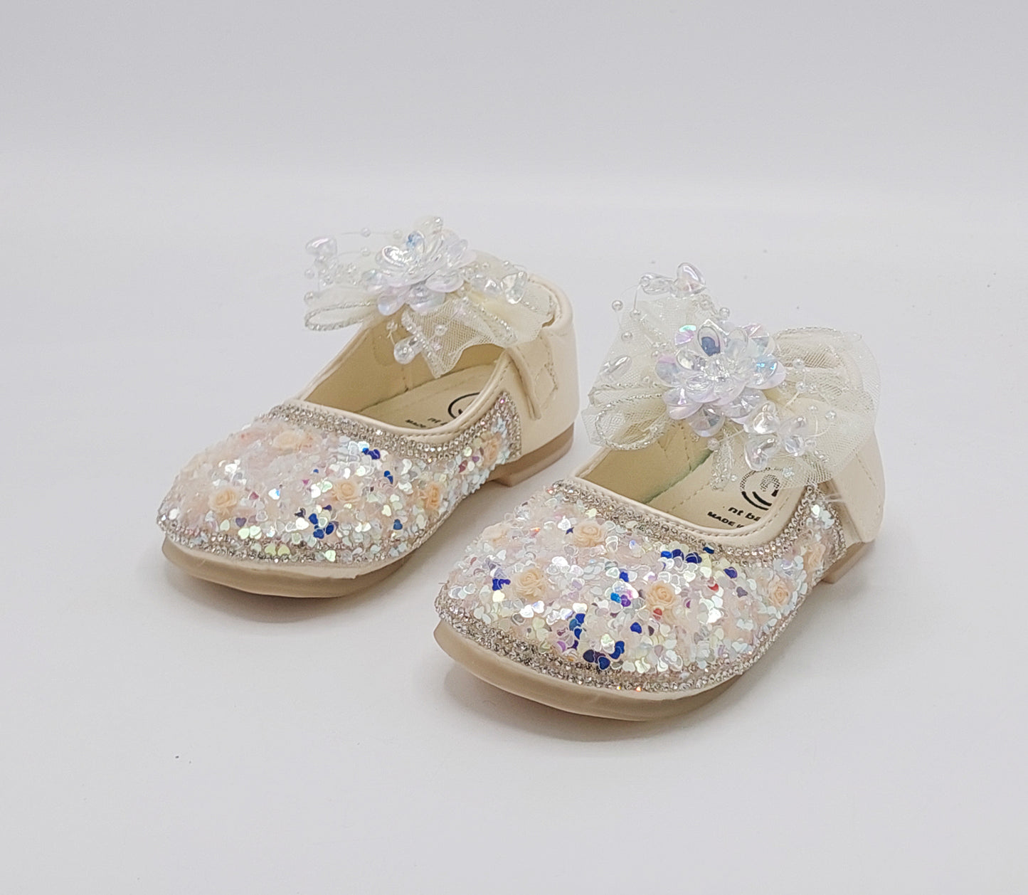 Beautiful Design Fancy Wedding Pumps for Kids Girls - JK113