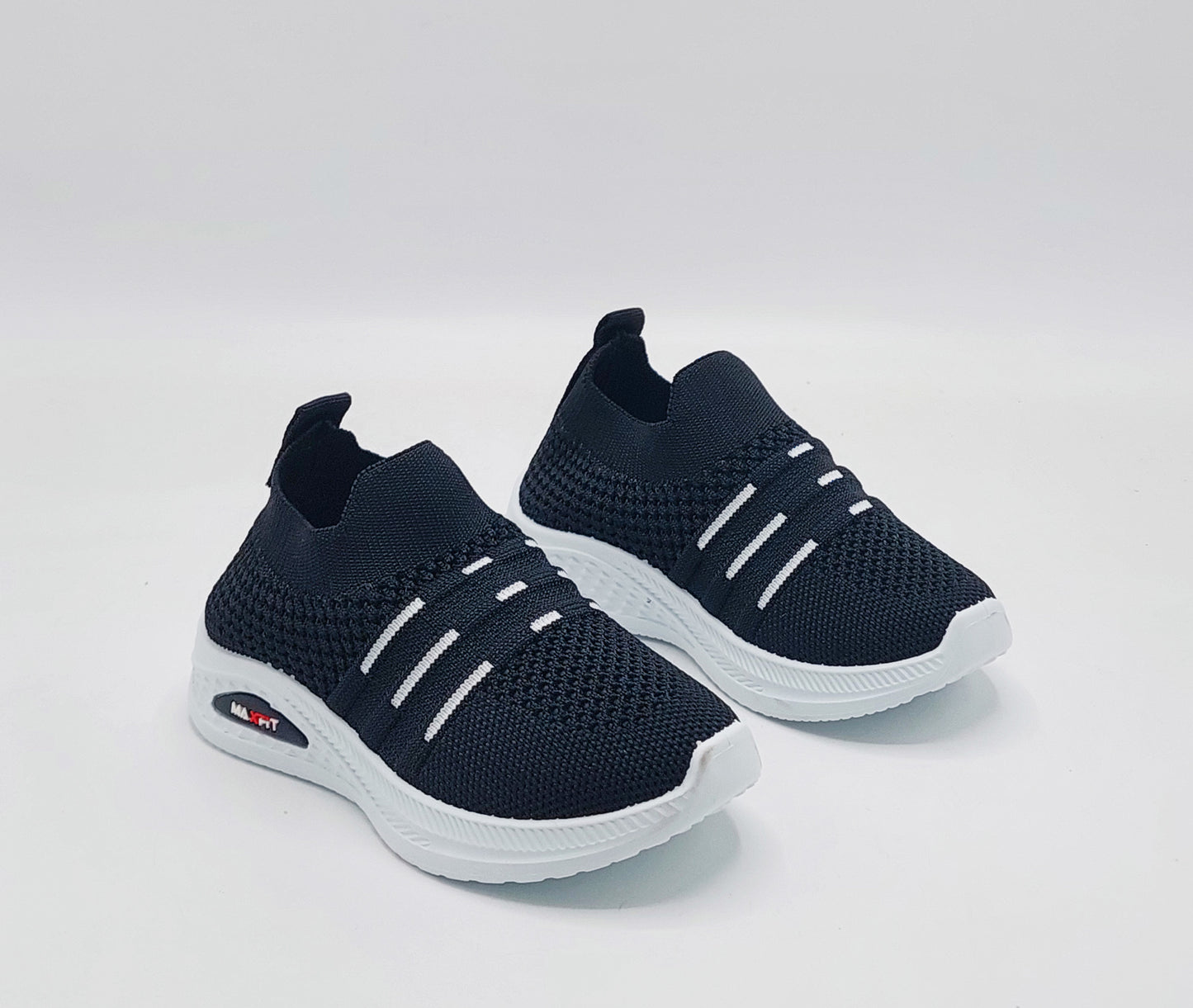 Easy To Wear Soft Comfortable Skechers for Kids - FMX06 (Black)