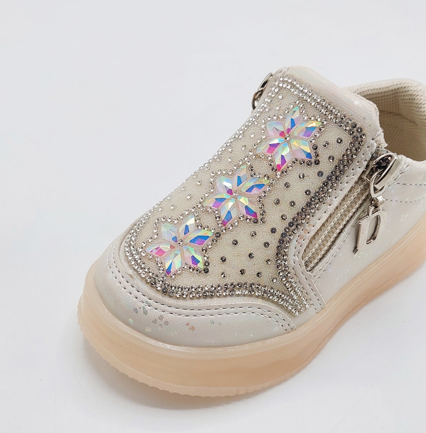 Kids Girls Beautiful Fancy Design Shoes with Lights in Sole - TK01