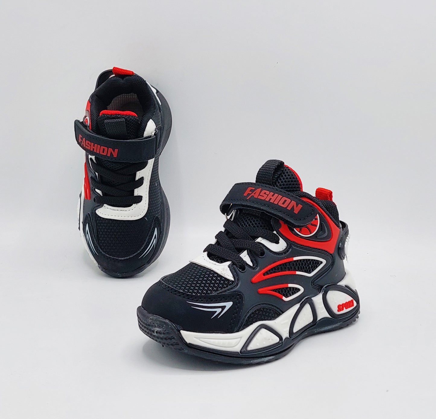 Premium Quality Trendy Look Sneakers for Kids - SB05 (Black)