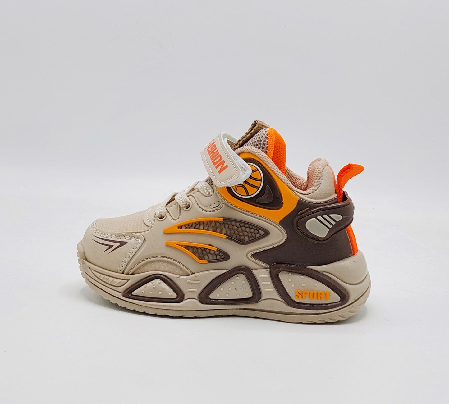 Premium Quality Trendy Look Sneakers for Kids - SB05 (Brown)