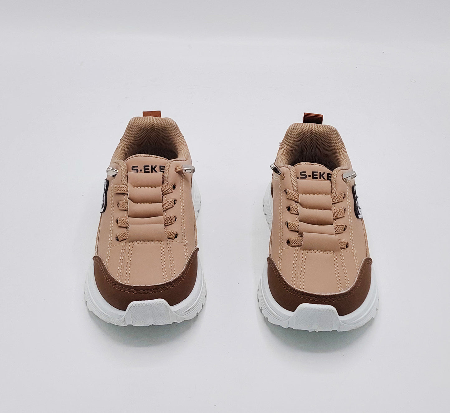 Premium Quality Trendy Look Sneakers for Kids - MFT08 (Brown)