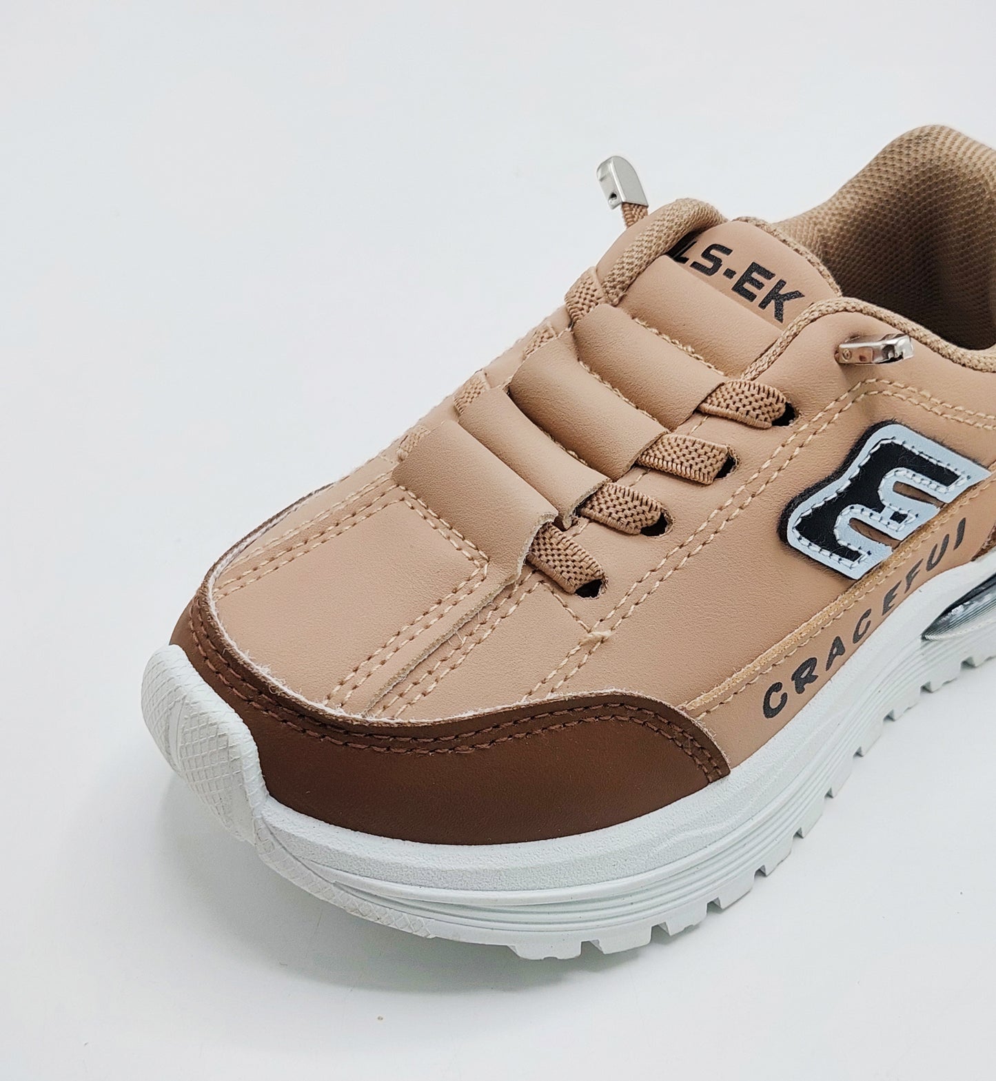 Premium Quality Trendy Look Sneakers for Kids - MFT08 (Brown)