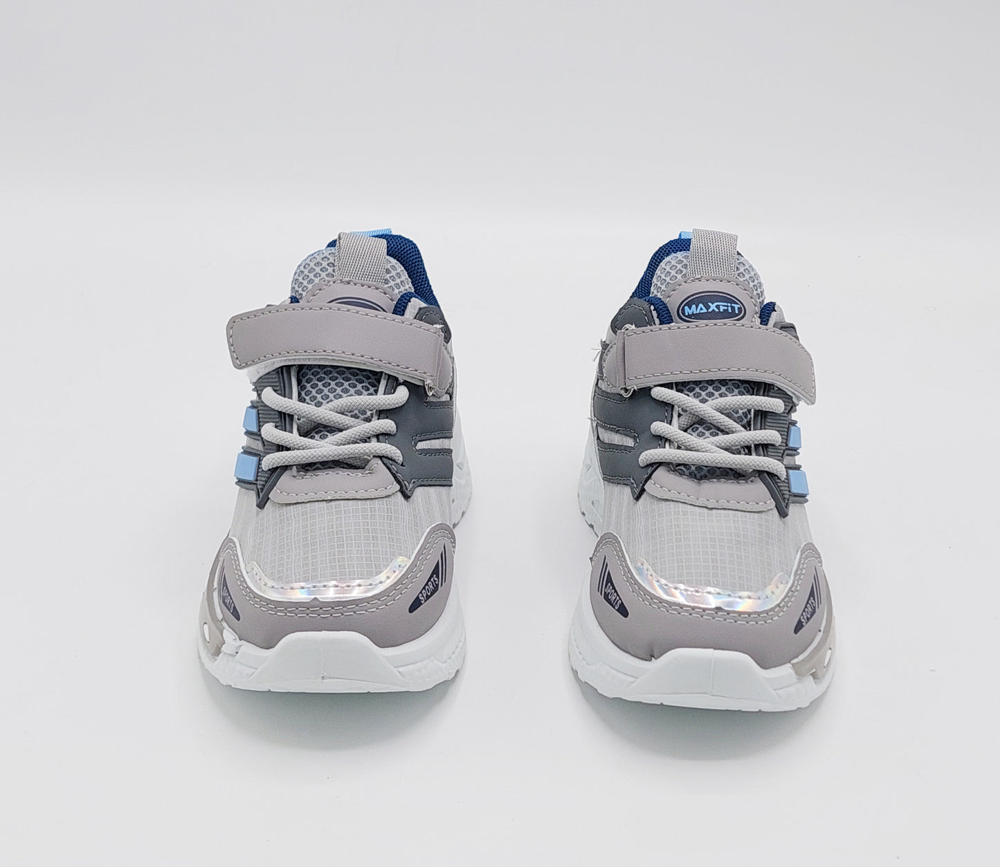 Premium Quality Trendy Look Sneakers for Kids - BFT32 (Gray)