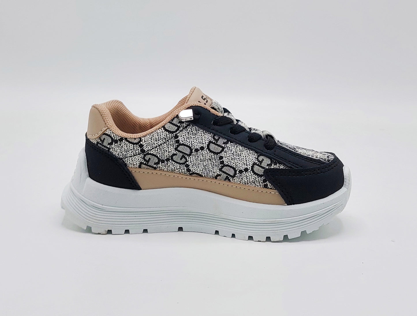 Premium Quality Trendy Look Sneakers for Kids - MFT06 (Black)